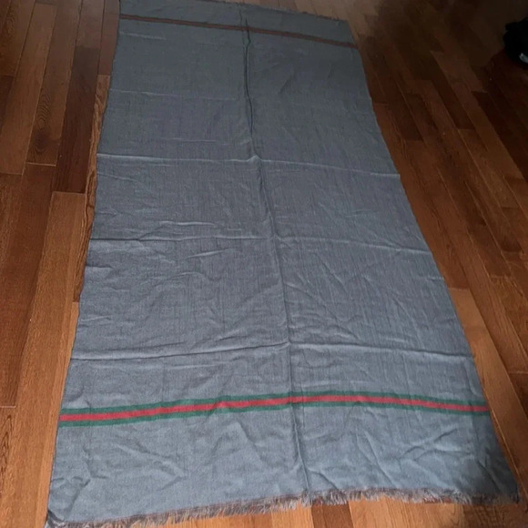 Fashion unisex grey red green oversized blanket scarf - Picture 13 of 16